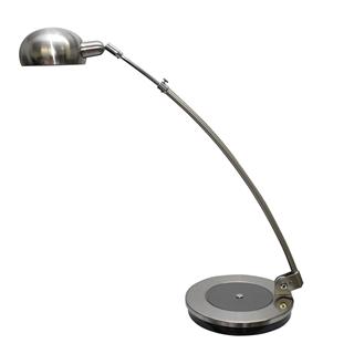 Lobby bordlampe i krom/sølvgrå fra Design by Grönlund
